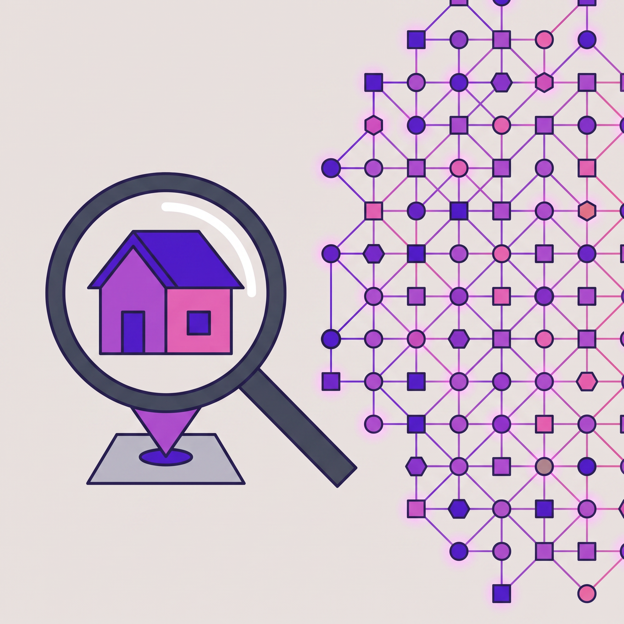 Diversification - single house under magnifying glass vs wide portfolio network